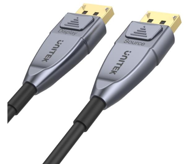 UNITEK Kabel optyczny DisplayPort 1.4 AOC 8K 10m C1616GY - 690503 - zdjęcie 2